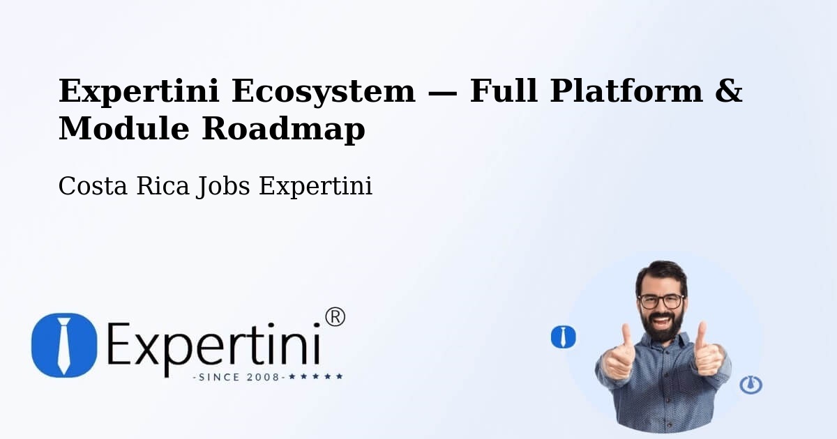 Expertini Ecosystem — Full Platform & Module Roadmap – Sardinal